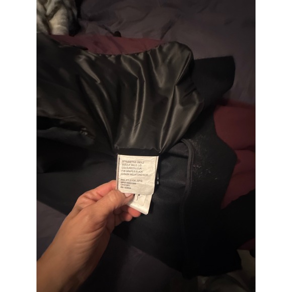 Canada Goose Burgundy Puffer Bomber Jacket Women's Size L Arctic Program Logo - Picture 7 of 11